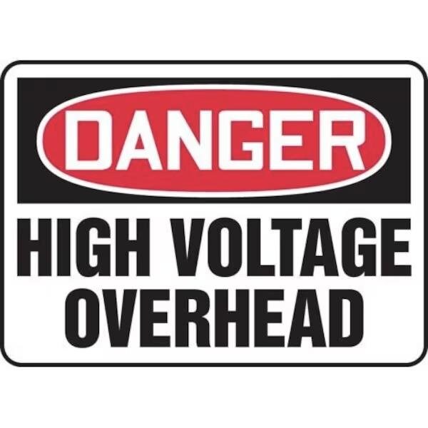 Accuform OSHA DANGER SAFETY SIGN HIGH MELC179VP MELC179VP - main
